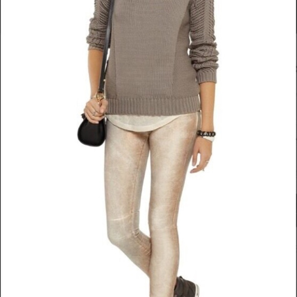 Helmut Lang Cold Coated Skinny Jeans
